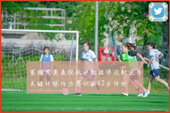 塞梅尼奥表现低迷数据惨淡射正与关键传球均为零仅获62分评价